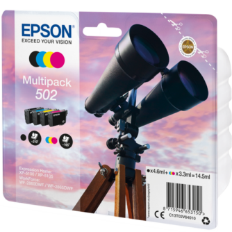 Epson 502 Binoculars Multipack 4-colours Ink