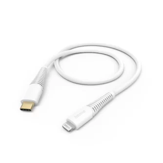 Charging Cable, USB-C - Lightning, 1.5 m, white
