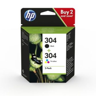HP 304 Black & Tri-Colour Ink Cartridge Multipack
