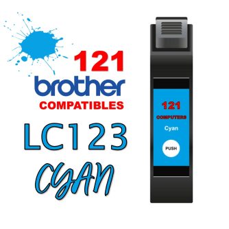 Compatible Brother LC123 Cyan