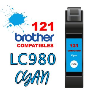 Compatible Brother LC980 Cyan