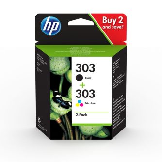 HP 303 Black & Tri-Colour Ink Cartridge Multipack