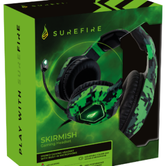 Surefire Skirmish Gaming Headset Green Camouflage