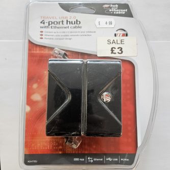 4 port hub with ethernet cable