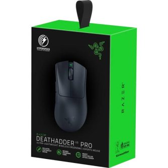 Razer DeathAdder V3 Pro USB Optical Wireless RGB Gaming Mouse - Black