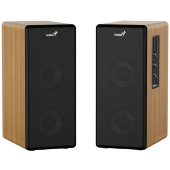 Genius SP-HF1220BT 45W RMS Bluetooth 2-Way Wood Speakers